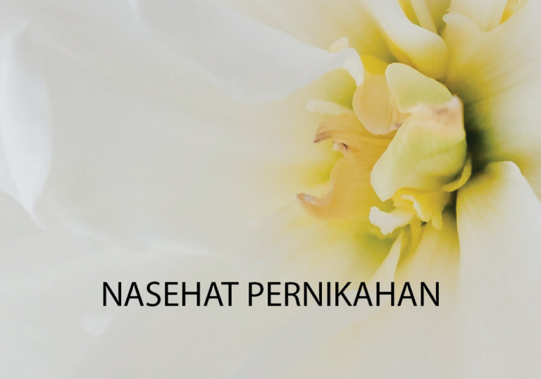 NASEHAT PERNIKAHAN